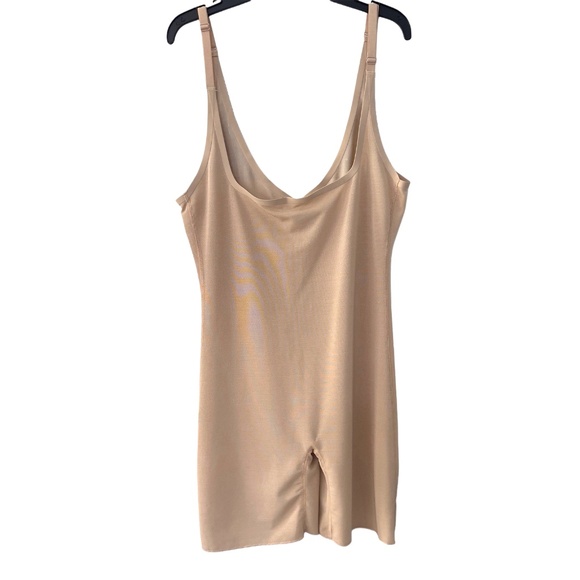SKIMS SHEER CORE SCULPT OPEN BUST MID THIGH BODYSUIT CLAY NUDE XL SOLD OUT! NEW! - Picture 5 of 10